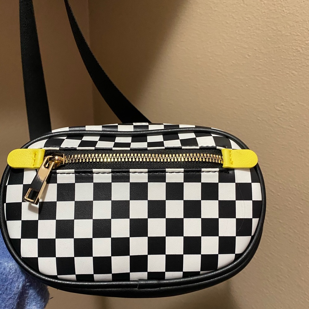 Checkered Fanny pack/ crossbody bag